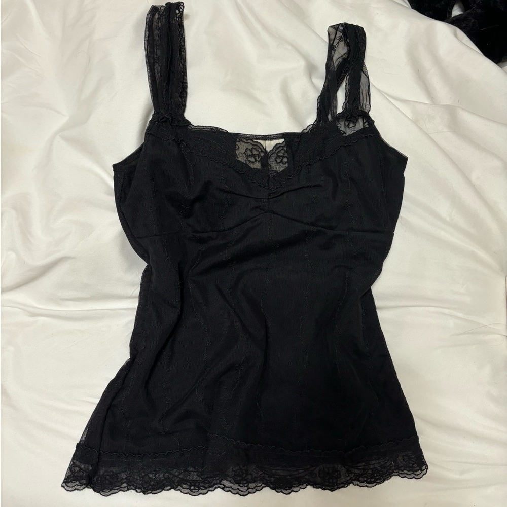 Copper Key Black Lace Tank Top Nordstrom